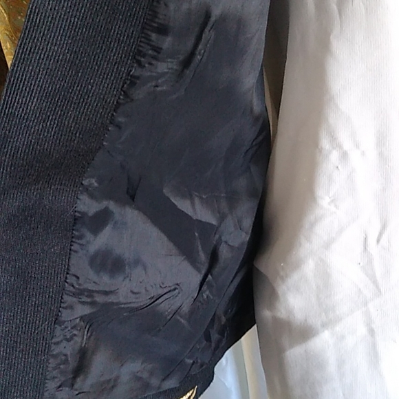 Black and Gold  women's blazer - Picture 8 of 12